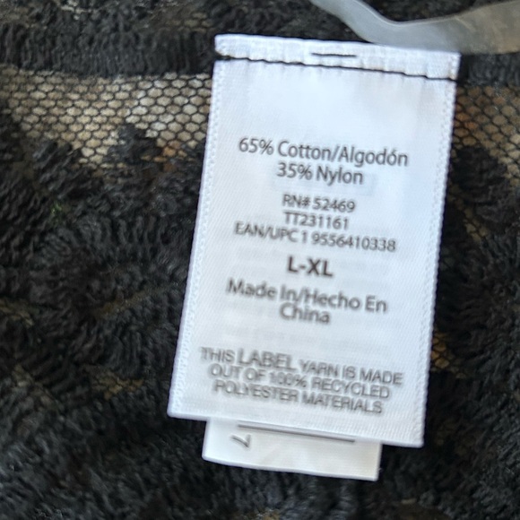 Fairycore Black Lace Cardigan – Women’s Large/XL – Boho Chic Vintage-Inspired” - Picture 9 of 10